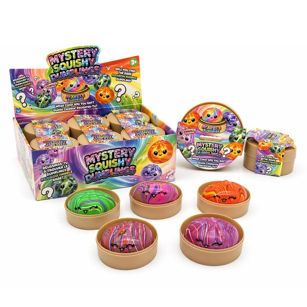 Zibbers Squishy Dumpling Mystery - Marble Sugar Swirl