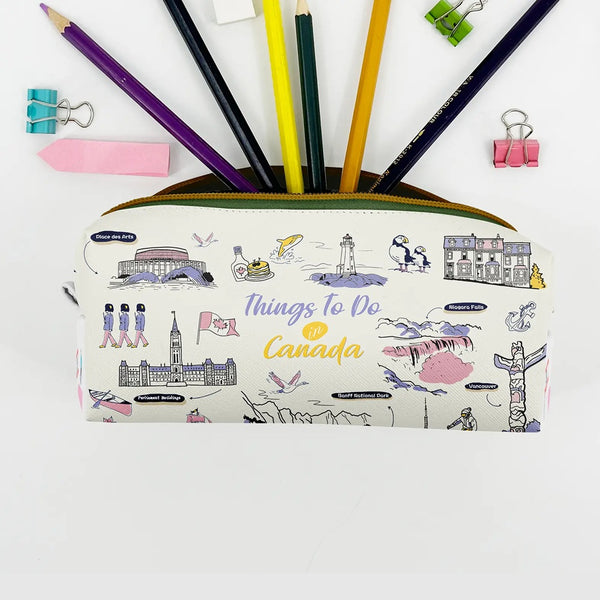 Northern Icons Canada Pouch Pencil Case - Things To Do In Canada