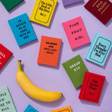 Ohh Deer A7 Fabric Hardcover Notebook, Lined - I'm The Problem, It's Me