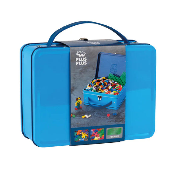 Plus-Plus Take-Along Builder Box - 600 Pieces Basic w/ Neon