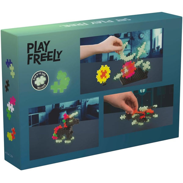 Plus-Plus Learn To Build Glow-In-The-Dark 500-piece Building Block Set
