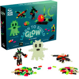 Plus-Plus Learn To Build Glow-In-The-Dark 500-piece Building Block Set