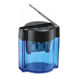 Staedtler 2-Hole Pencil Sharpener With Oval Container