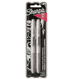 Sharpie Marker Set, Fine Tip Metallic Silver 2pk