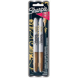 Sharpie Marker Set, Fine Tip Metallic Gold 2pk