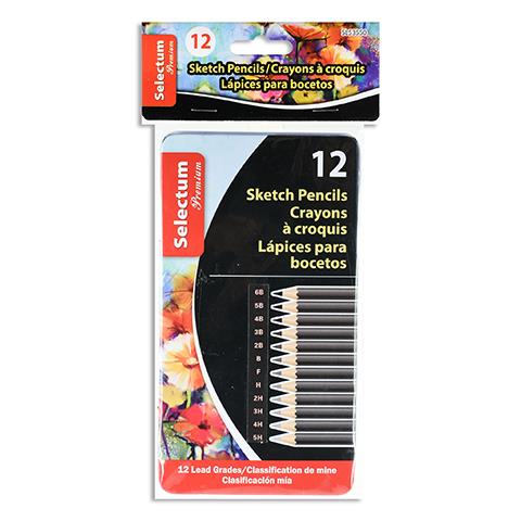 Selectum Sketch Pencils 12pk Assorted Grades
