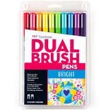 Tombow Dual Brush Pen Set 10pk Bright