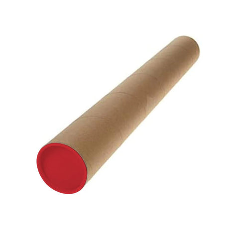Trendpak Kraft Mailing Tube with Plug Seal 3"x18"