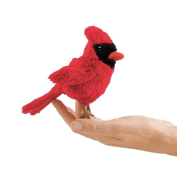 Folkmanis Finger Puppet - Red Cardinal