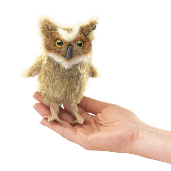 Folkmanis Finger Puppet - Great Horned Owl