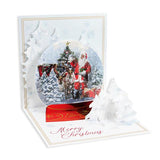 Up With Paper Pop-up Christmas Card - Snow Globe