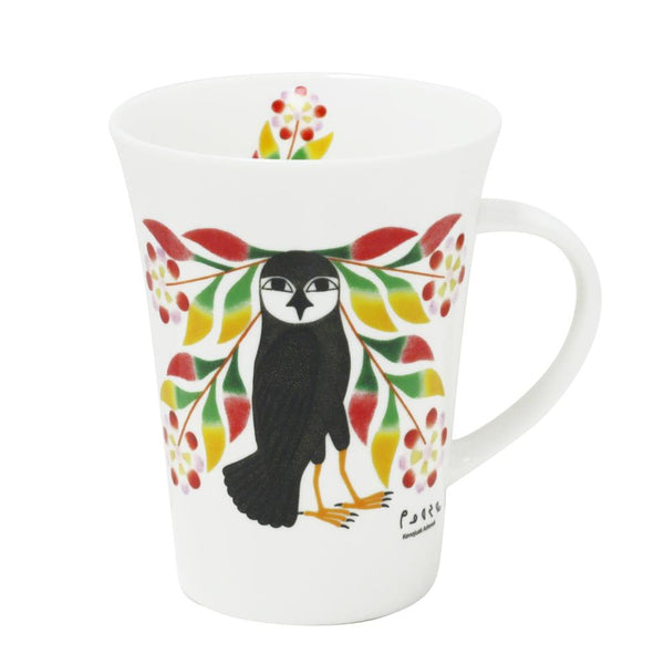 Oscardo Porcelain Mug - Kenojuak Ashevak: Owl Bouquet (Ó)