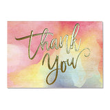Peter Pauper Press Thank You Cards 14pk Watercolour Sunset