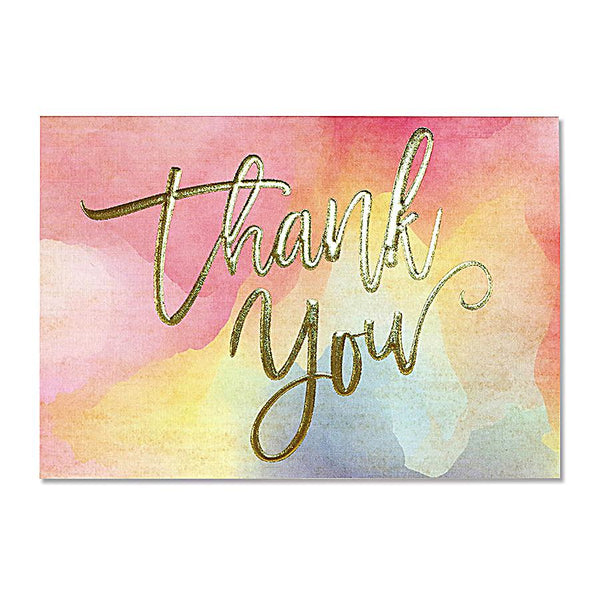Peter Pauper Press Thank You Cards 14pk Watercolour Sunset