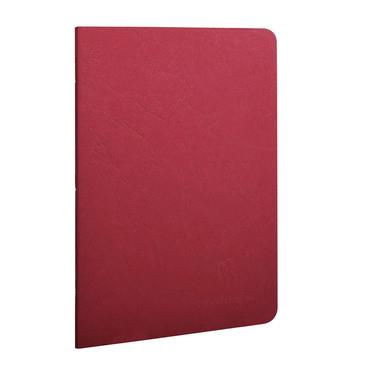 Clairefontaine Age-Bag A5 Staplebound Notebook, Ruled, Red