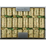 Silver Tree Holiday Crackers 8pk Partridge & Pears