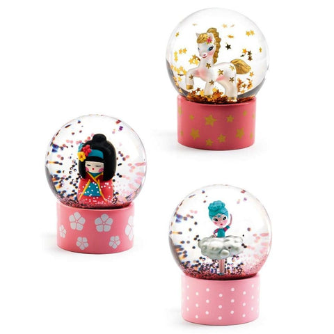Djeco Mini Snow Globes So Cute - Assorted Styles