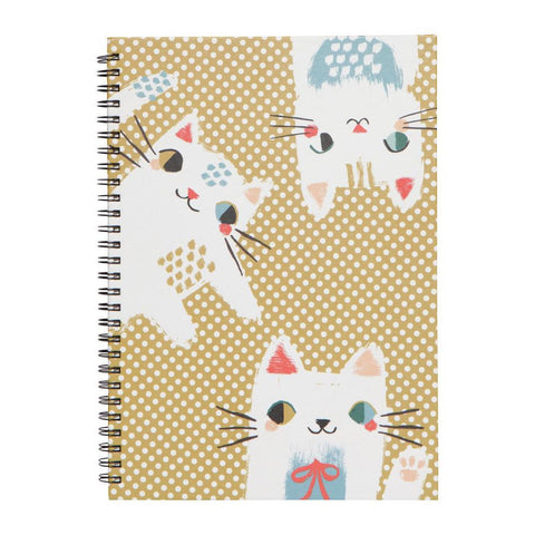 Danica Coil-Bound Notebook - Meow Meow