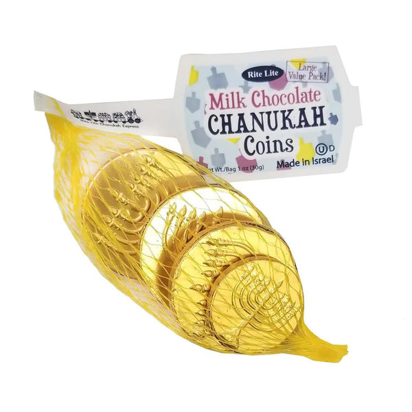 Rite Lite Chanukah Gelt Chocolate Coins 1.1oz