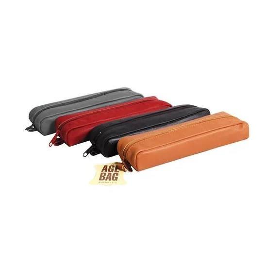 Clairefontaine Age-Bag Leather Pencil Case, Oval - Assorted Colours