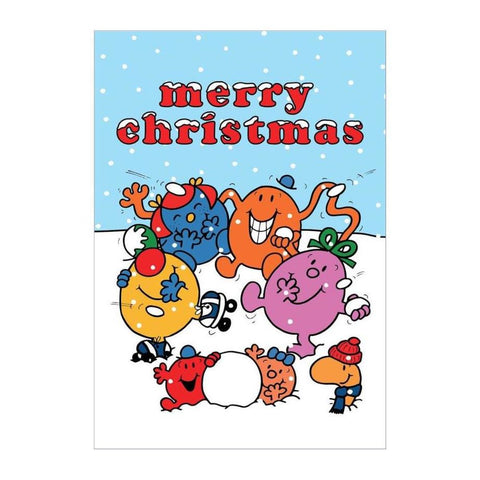 Hype Greeting Card, Mr Men & Little Miss Merry Christmas