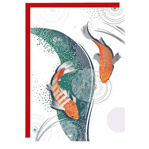 Ling Design Greeting Card, Sparkling Fish