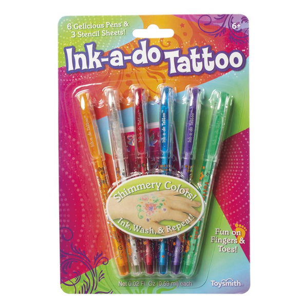 Toysmith Ink-A-Do Tattoo Pens 6pk