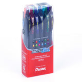 Pentel EnerGel Black Slim Barrel 0.7mm 12-Colour Pack