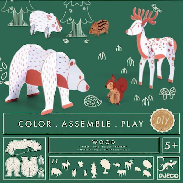 Djeco Colour & Assemble - Forest