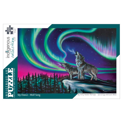 Indigenous Collection Puzzle 1000pc Keller-Rempp: Sky Dance Wolf Song