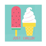 Amscan Beverage Napkins 16pk Just Chillin'