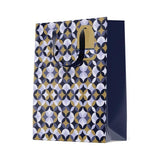 Paper Trendz Gift Bag, Medium - Blue Circles