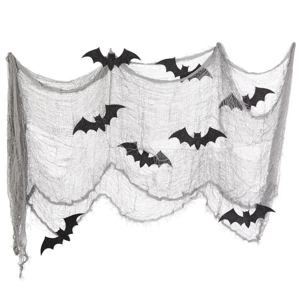 Amscan Halloween Glitter Bat & Gauze Halloween Decor Kit
