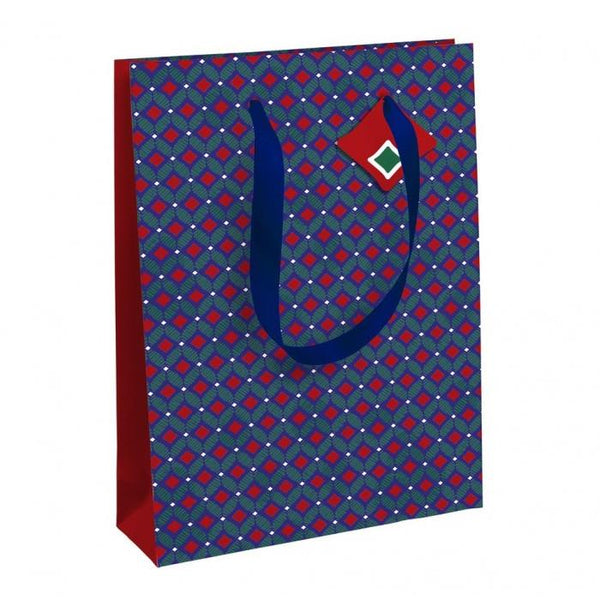 Clairefontaine Large Gift Bag - Red, Blue & Green