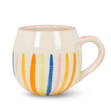 Abbott Stoneware Mug 16oz Colourful Lines