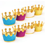 Party Partners Colourful Mini Crowns 8pk