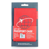 Kikkerland Red Jet Set Passport Case