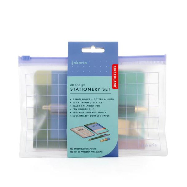 Kikkerland On-The-Go Stationery Set