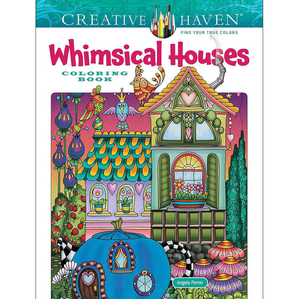 Creative Haven Colouring Book - Whimsical Houses