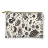 Molly & Rex Canvas Zipper Pouch - Camping Icons