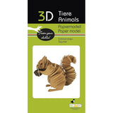Fridolin 3D Paper Model - Squirrel