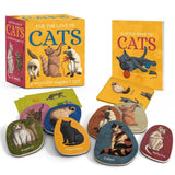 Running Press For the Love of Cats Wooden Magnet Set