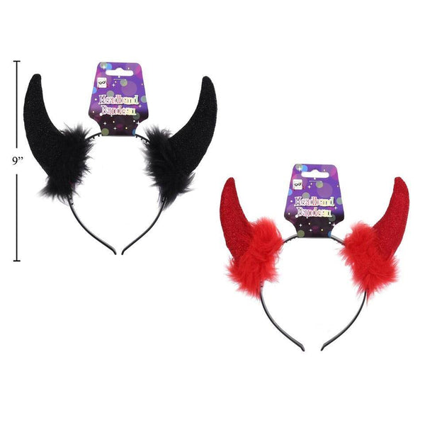 CTG Party Gear Devil Horn Headband, Assorted
