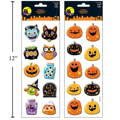 Hoot Halloween Pop-Up Stickers - Assorted Styles