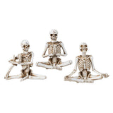 Ghostly Ghouls 6" Polyresin Yoga Pose Skeleton - Assorted