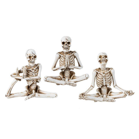 CTG Ghostly Ghouls 6" Polyresin Yoga Pose Skeleton - Assorted