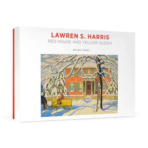 Pomegranate Holiday Cards 12pk Lawren S. Harris: Red House and Yellow Sleigh