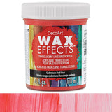 DecoArt Wax Effects Translucent Layering Acrylic 4oz - Cadmium Red Hue