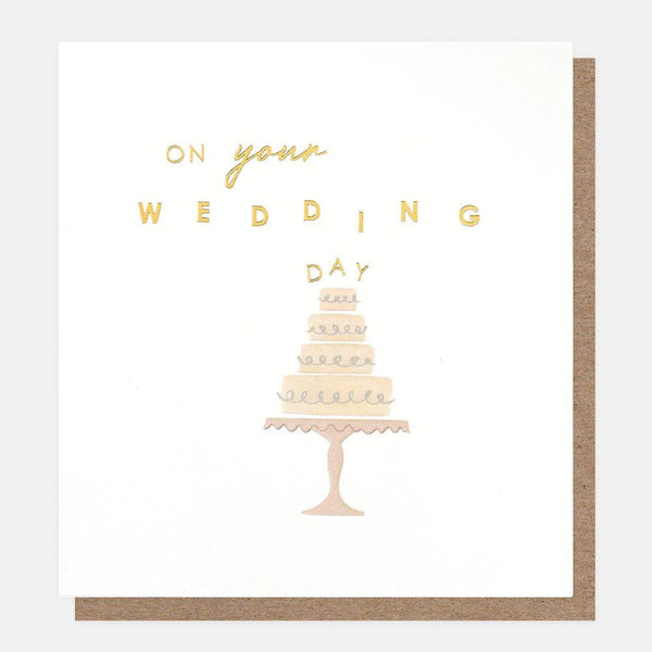 Caroline Gardner Wedding Greeting Card - Layer Cake