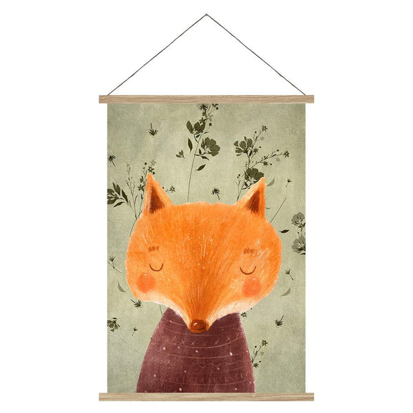 Nostalgia Import Hanging Poster - Little Fox